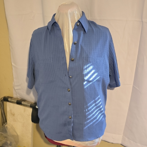 Blue Button Down Shirt - Picture 1 of 4